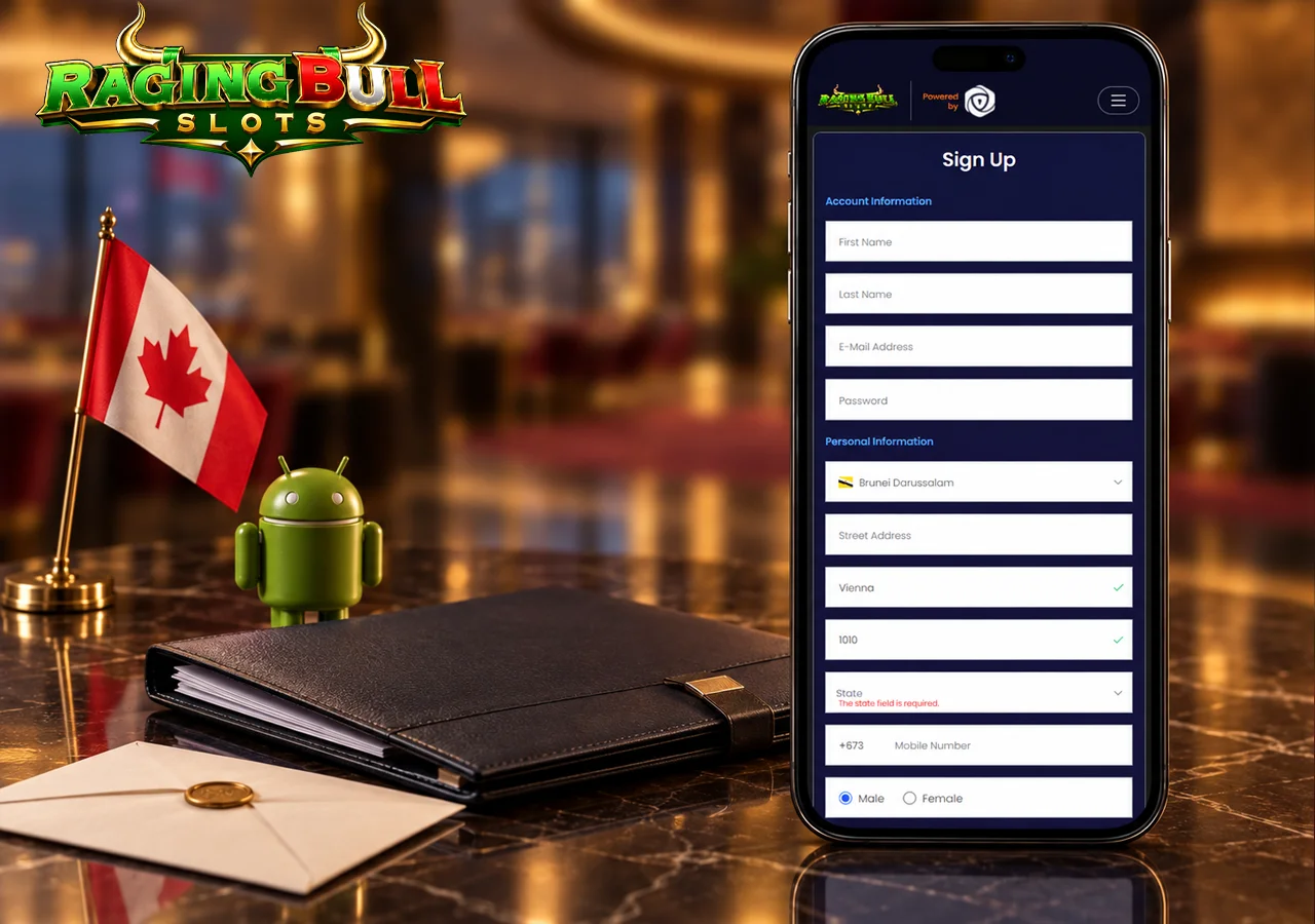 Account registration, identity checks and Android access for new players